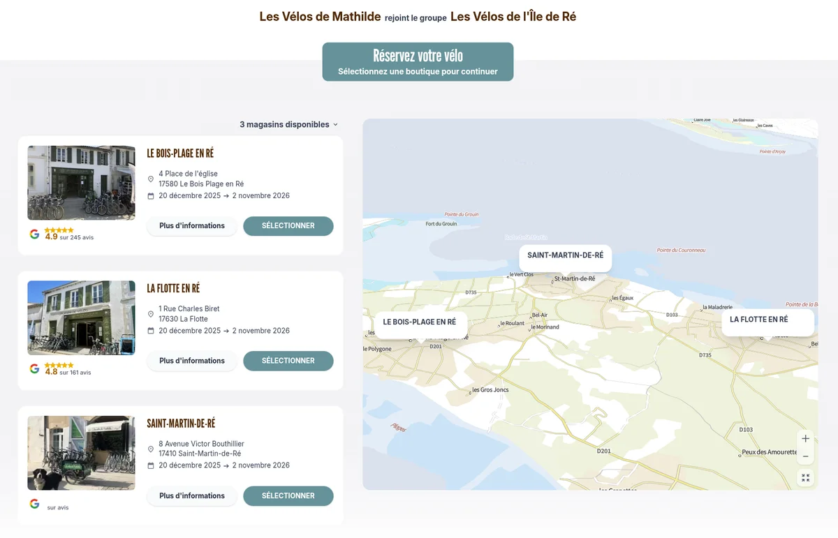 Interface vélo Ski-Loc